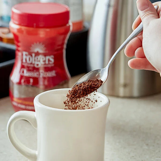 Folgers Classic Roast Instant Coffee, 12 oz Jar