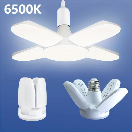 Fan Shape Foldable 28W LED Bulb AC220V/110V Deformation for Home Ceiling Lights