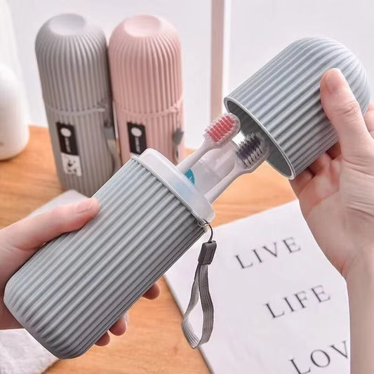 Portable Toothpaste and Toothbrush Protect Holder Case Travel Camping Storage Box