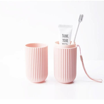 Portable Toothpaste and Toothbrush Protect Holder Case Travel Camping Storage Box