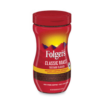Folgers Classic Roast Instant Coffee, 12 oz Jar
