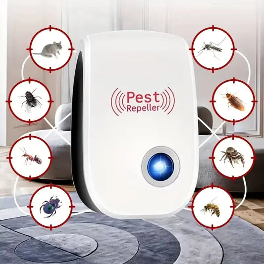 Ultrasonic Pest Repellent Plug-In - Effective Indoor Insect Control For Mosquitoes, Mice, Spiders, Ants, Cockroaches